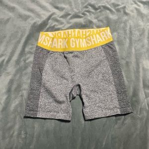 Gymshark Shorts, Size Small, Yellow/Gray/White